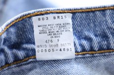 画像7: 90s カナダ製 Levi'sリーバイス 505 デニムパンツ W34 L34★182 (7)