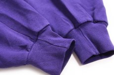 画像6: 90s USA製 RUSSELLラッセル NFL MINNESOTA VIKINGS 前V スウェット 紫 L (6)