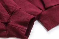 画像6: 90s RUSSELLラッセル GLASSBORO Midget Football ブルドッグ マスコット スウェットパーカー バーガンディ L★フーディー (6)