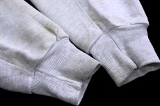 画像7: 90s USA製 RUSSELLラッセル MISERICORDIA BASKETBALL クローバー 刺繍 前V スウェット 杢ライトグレー M (7)