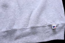 画像5: 90s USA製 RUSSELLラッセル NFL MINNESOTA VIKINGS 前V スウェット 杢ライトグレー XL (5)