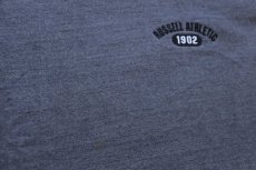 画像5: 90s USA製 RUSSELL ATHLETIC 1902 ラッセル ロゴ刺繍 前V スウェット グレー XL (5)