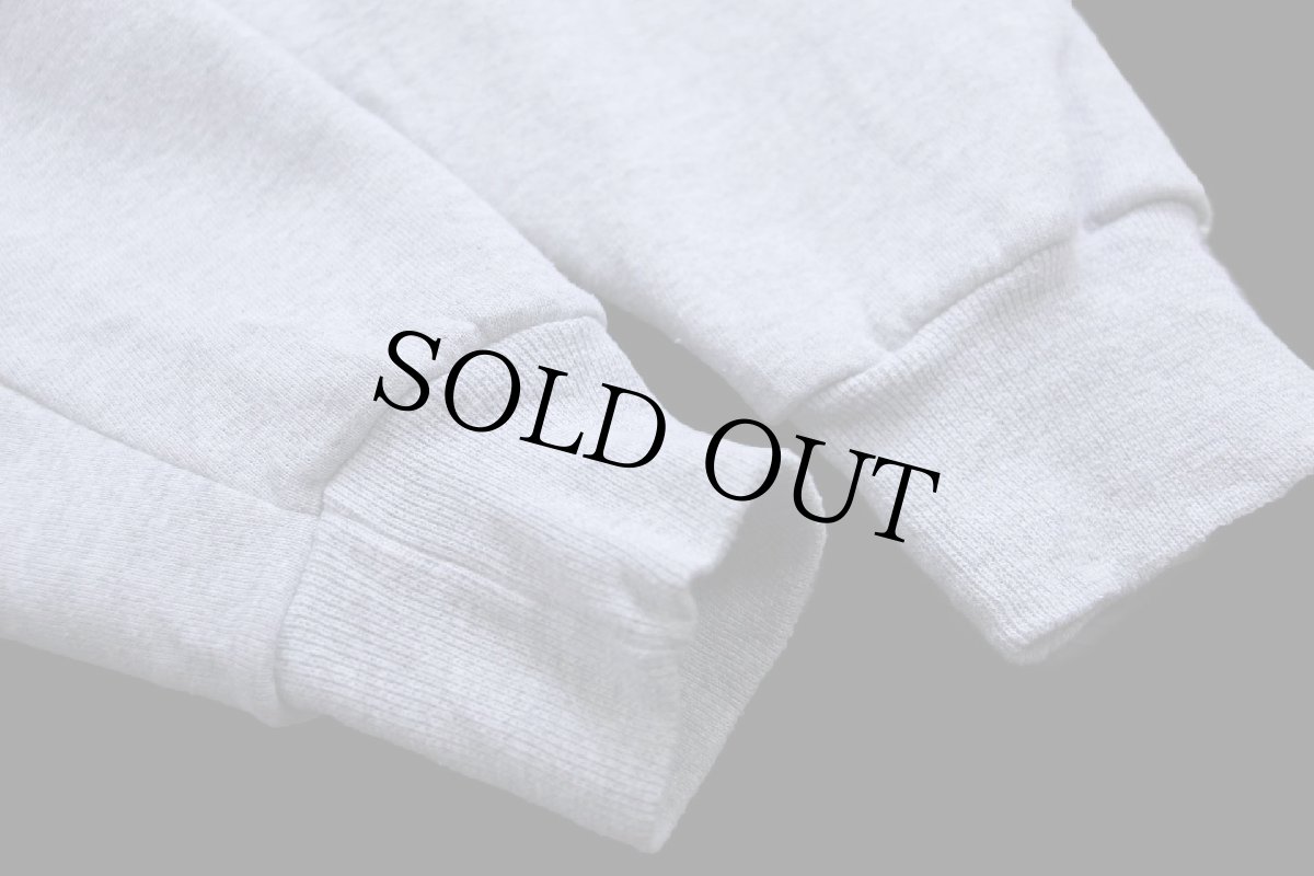 画像6: 90s メキシコ製 RUSSELLラッセル 無地 スウェット ジップパーカー 杢グレー L★フーディー ブランク (6)