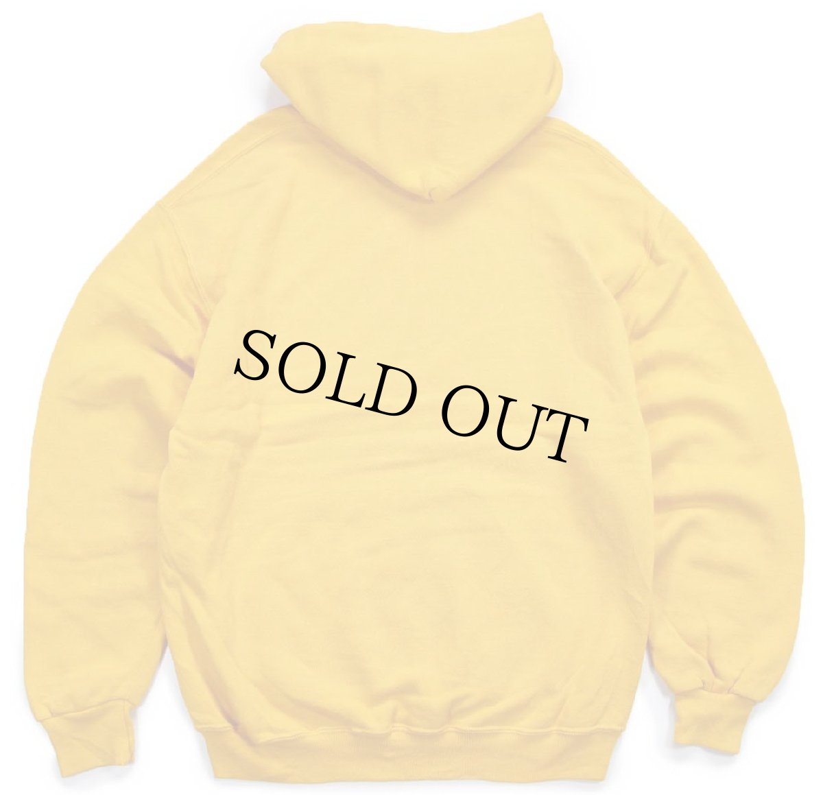 画像2: 00s メキシコ製 RUSSELLラッセル 無地 スウェットパーカー 黄 M★フーディー ブランク (2)