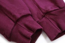 画像6: 90s メキシコ製 RUSSELLラッセル CHOTEAU BULLDOGS ブルドッグ マスコット刺繍 前V スウェット バーガンディ L (6)