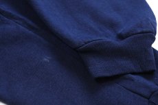 画像6: 90s メキシコ製 RUSSELLラッセル 無地 スウェットパーカー 紺 XL★A フーディー ブランク (6)