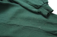 画像6: 90s USA製 RUSSELLラッセル 無地 前V スウェット 緑 XXL★特大 ブランク (6)