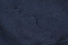 画像6: 90s USA製 RUSSELLラッセル 無地 前V スウェット 黒 L★ブランク (6)