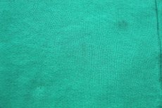 画像6: 90s USA製 RUSSELLラッセル 無地 前V スウェット エメラルドグリーン XL★ブランク (6)