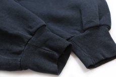画像6: 90s USA製 RUSSELLラッセル 無地 前V スウェット 黒 XLT★ブランク (6)