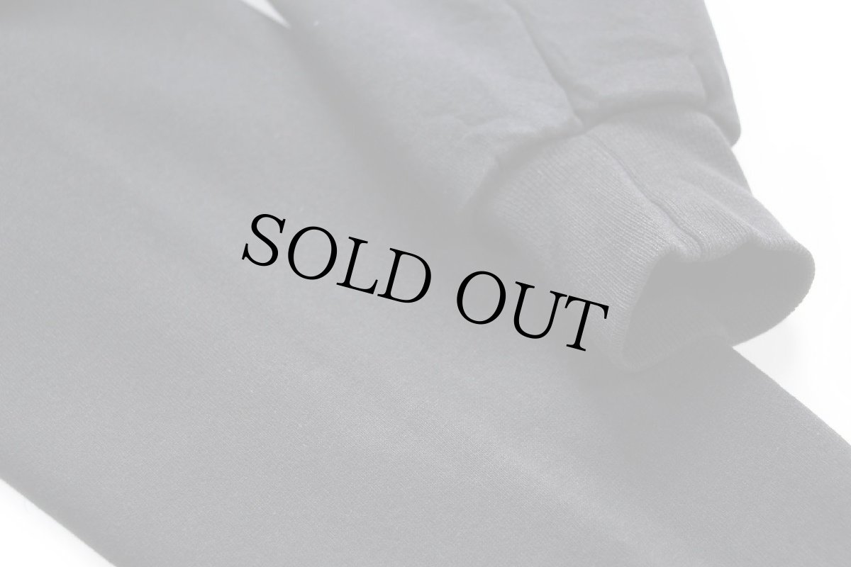 画像5: 90s USA製 RUSSELLラッセル 無地 前V スウェット 黒 フェード XL★ブランク (5)