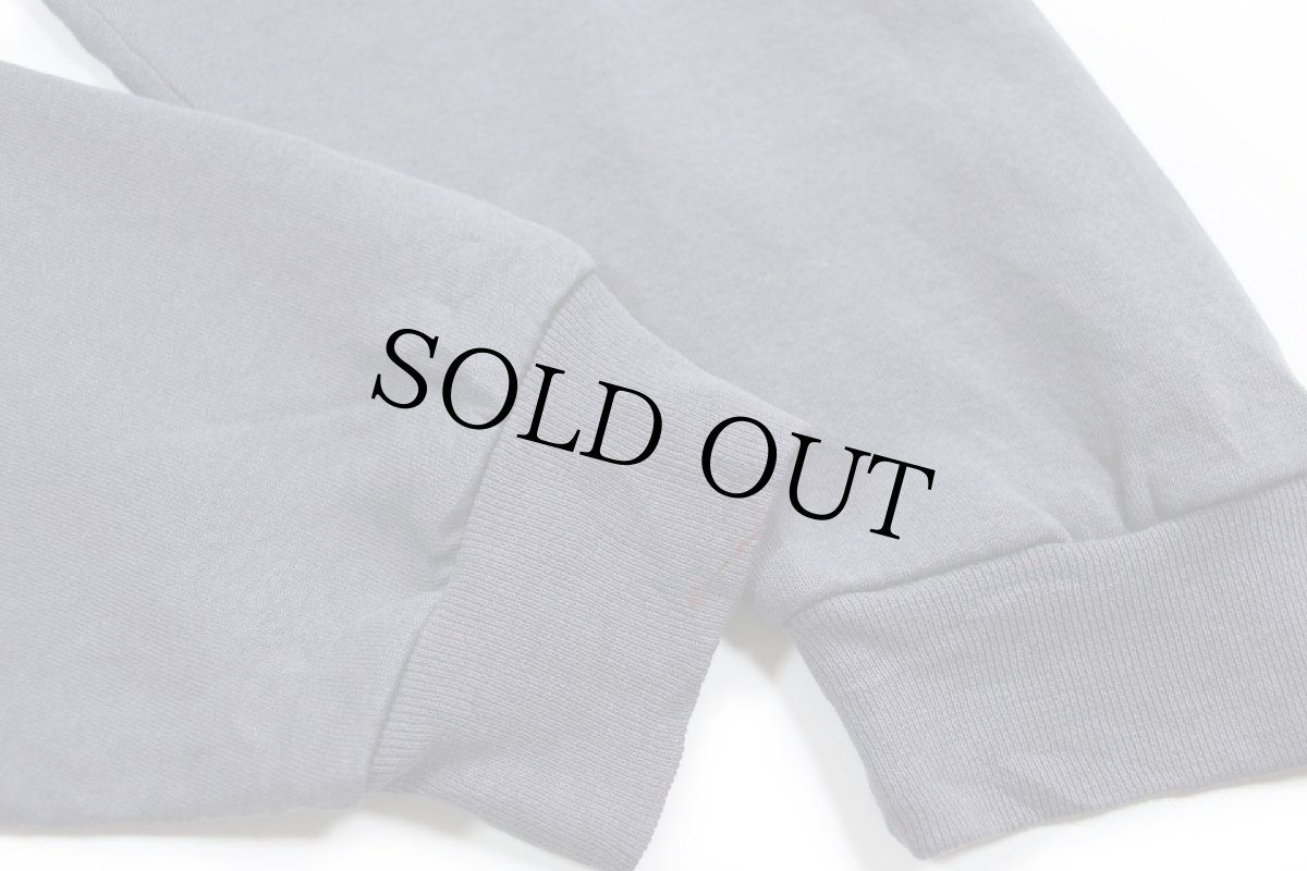 画像6: 90s メキシコ製 RUSSELLラッセル 無地 前V スウェット ネイビーグレー XXL★特大 ブランク (6)