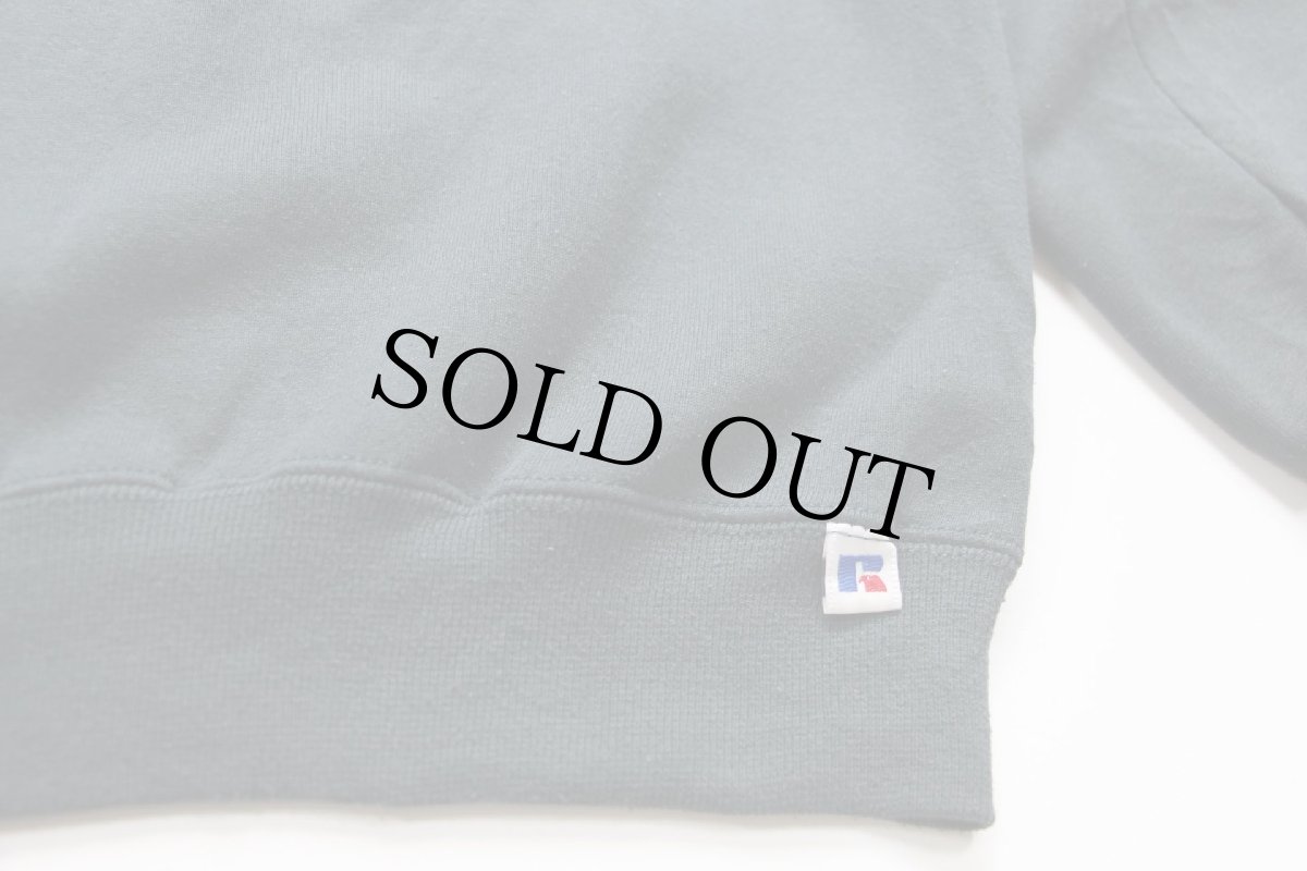 画像5: 90s USA製 RUSSELLラッセル 無地 前V スウェット グリーングレー XXL★特大 ブランク (5)