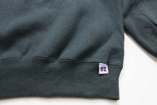 画像5: 90s USA製 RUSSELLラッセル 無地 前V スウェット グリーングレー XXL★特大 ブランク (5)