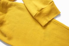 画像6: 90s メキシコ製 RUSSELLラッセル 無地 前V スウェット 濃黄 XXL★特大 ブランク (6)