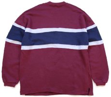 画像2: 90s USA製 RUSSELLラッセル マルチカラー 切り替え スウェット XXL★特大 (2)
