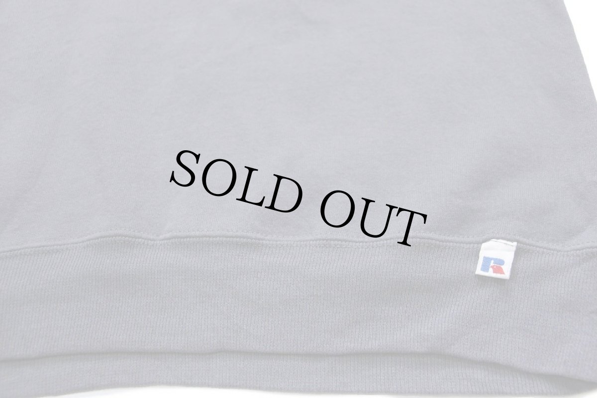 画像5: 90s メキシコ製 RUSSELLラッセル 無地 前V スウェット ネイビーグレー XXL★特大 ブランク (5)