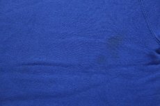 画像6: 80s USA製 RUSSELLラッセル 無地 前V スウェット 青 L★ブランク (6)