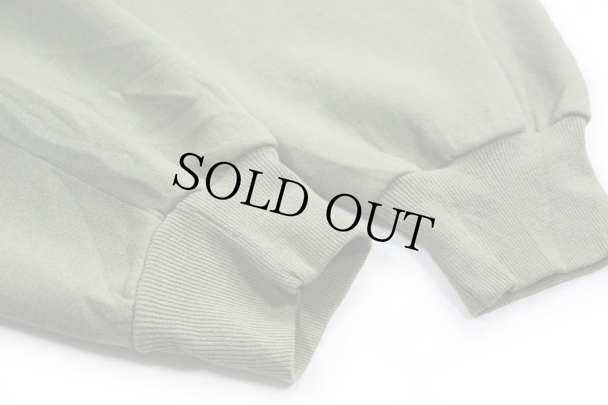 画像6: 90s USA製 RUSSELLラッセル 無地 前V スウェット 薄緑 XL★ブランク (6)