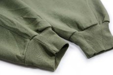 画像6: 90s USA製 RUSSELLラッセル 無地 前V スウェット 薄緑 XL★ブランク (6)