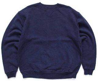 90s メキシコ製 RUSSELLラッセル 無地 スウェットパーカー 紺 XL☆A