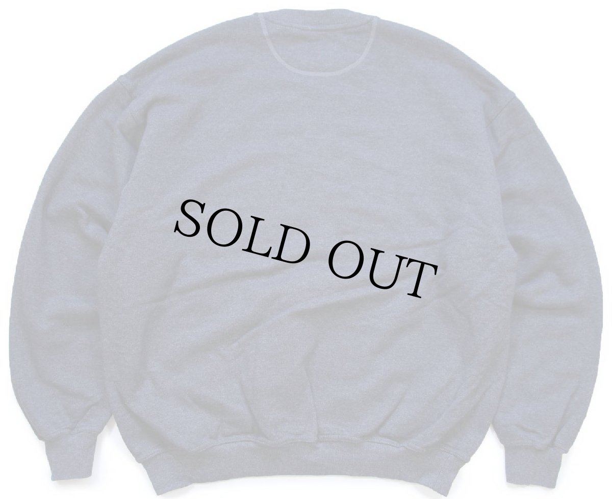 画像2: 90s メキシコ製 PLUMA BY RUSSELLラッセル 無地 スウェット チャコールグレー XL★ブランク (2)