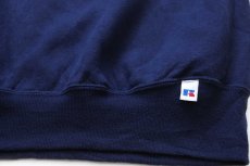 画像5: 90s USA製 RUSSELLラッセル BARDSTOWN 刺繍 前V スウェット 紺 XXXXL★超特大 (5)
