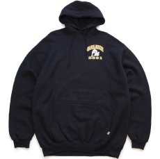 画像1: 00s メキシコ製 RUSSELLラッセル GALENA 2001 スウェットパーカー 黒 XXL★特大 フーディー (1)