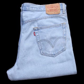 90s USA製 Levi'sリーバイス 550 ホワイト デニムパンツ w36 L34