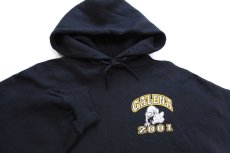画像3: 00s メキシコ製 RUSSELLラッセル GALENA 2001 スウェットパーカー 黒 XXL★特大 フーディー (3)