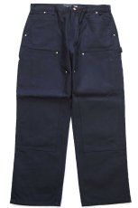 画像2: 新品★carharttカーハート ダブルニー ダック地 ペインターパンツ 黒 W38 L30 (2)