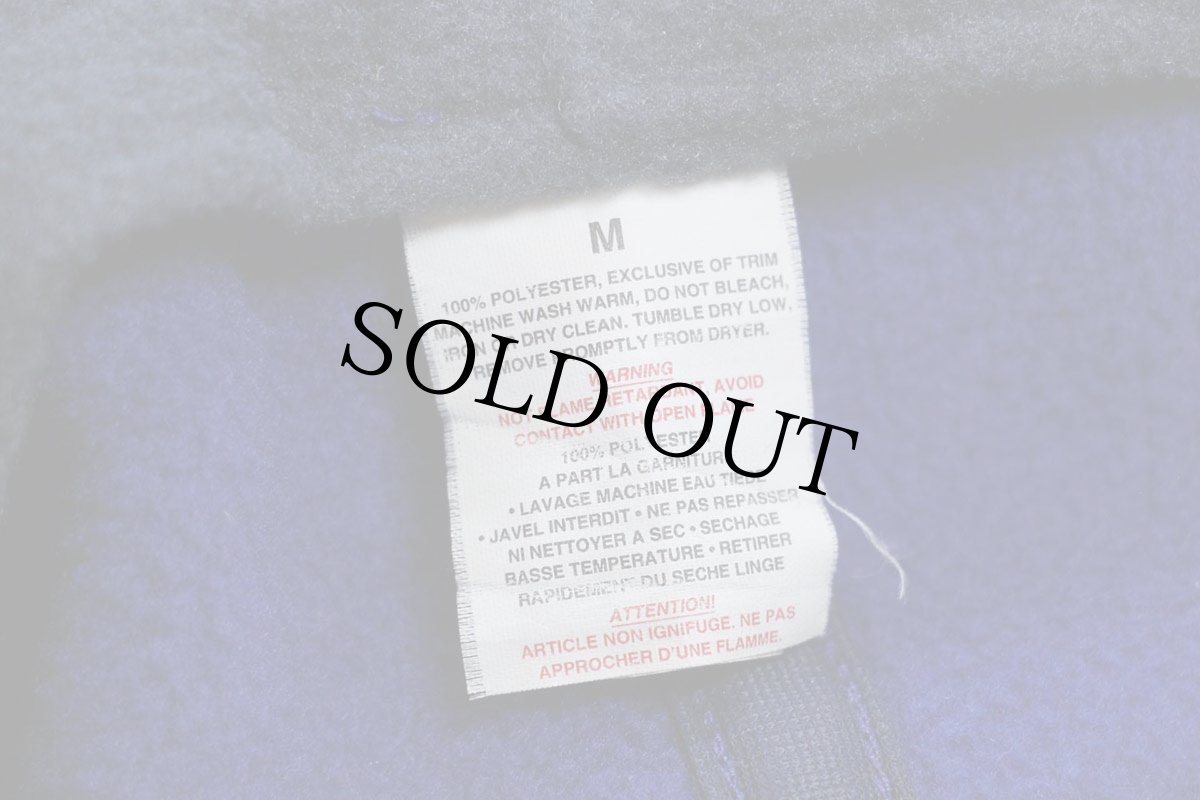 画像5: 00s patagoniaパタゴニア オーバルロゴ刺繍 フリースキャップ 青 M (5)