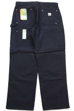 画像3: 新品★carharttカーハート ダブルニー ダック地 ペインターパンツ 黒 W38 L30 (3)