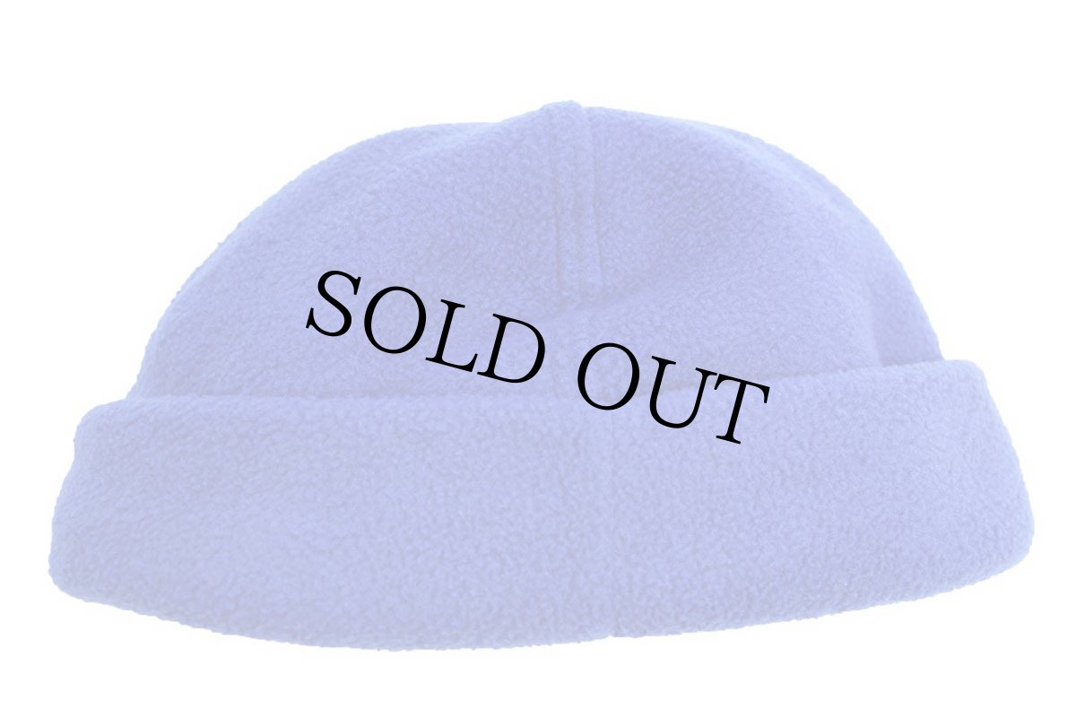 画像3: 00s patagoniaパタゴニア オーバルロゴ刺繍 フリースキャップ 青 M (3)