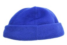 画像3: 00s patagoniaパタゴニア オーバルロゴ刺繍 フリースキャップ 青 M (3)