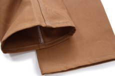 画像8: 新品★USA製 carharttカーハート ダブルニー ダック地 ペインターパンツ 茶 W34 L30 (8)