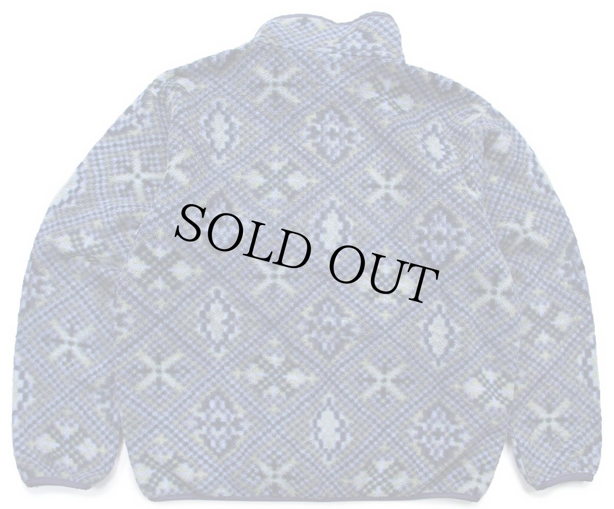 画像2: 90s USA製 patagoniaパタゴニア Mosaicモザイク 総柄 フリース スナップT L (2)