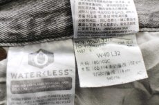 画像5: Levi'sリーバイス 501 ダメージ ストレッチ グレー デニムパンツ W40 L32★SDP3932 (5)