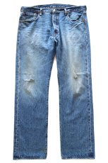 画像2: Levi'sリーバイス 501 ダメージ デニムパンツ ヒゲ W38 L32★SDP3570 (2)