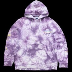 画像1: DRAGONBALL SUPER ドラゴンボール超 破壊神ビルス 両面&袖 刺繍&プリント タイダイ染め スウェットパーカー S★フーディー (1)