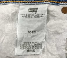 画像5: メキシコ製 Levi'sリーバイス 501 インク飛び デニムパンツ W40 L30★SDP3393 (5)