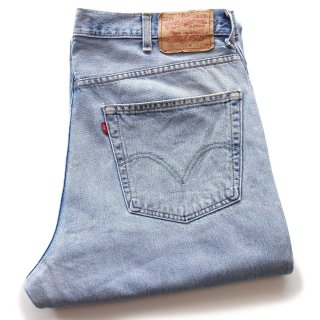 90s USA製 Levi'sリーバイス 550 デニムパンツ アイスブルー w38 L34