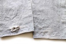 画像7: メキシコ製 Levi'sリーバイス 501 先染め グレーデニムパンツ W38 L32★SDP3912 (7)