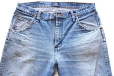 画像4: 00s Wranglerラングラー 47MWZ ペンキ飛び デニムパンツ ヒゲ W34 L30★SDP4012 (4)