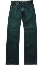 画像2: Levi'sリーバイス 501 カラーデニムパンツ 後染め 濃緑 W29★SDP3587 (2)