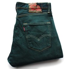 画像1: Levi'sリーバイス 501 カラーデニムパンツ 後染め 濃緑 W29★SDP3587 (1)