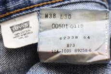 画像6: 00s メキシコ製 Levi'sリーバイス 501 ダメージ デニムパンツ W38★SDP3537 (6)
