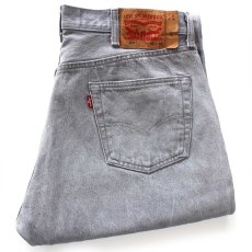 画像1: メキシコ製 Levi'sリーバイス 501 先染め グレーデニムパンツ W38 L32★SDP3912 (1)