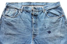画像4: メキシコ製 Levi'sリーバイス 501 CT USED加工 デニムパンツ W38 L32★SDP3677 (4)
