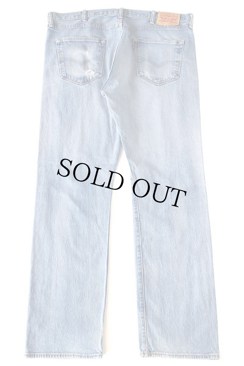 画像3: Levi'sリーバイス 501 ストレッチ デニムパンツ ボロ W38 L32★SDP4130 (3)